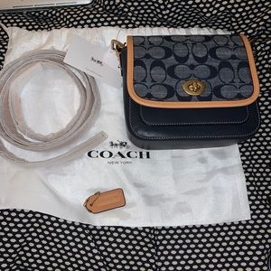 Coach Rambler 16 Signature Chambray
